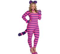 Amscan Donna Cheshrire Gatto Alice IN Wonderland Adulto Halloween Costume 846996