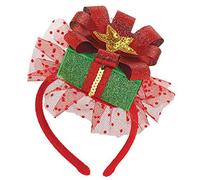 amscan- Fascia Regalo di Natale-1 pz, Multicolore, 8 Inches x 5 Inches, 395005