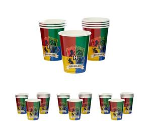amscan Harry Potter Houses Cup 250ml (Confezione da 4)