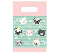 amscan Hello Pets 9906547 - Sacchetti di Carta