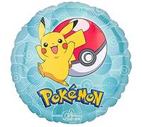 Amscan International 10022877 Palloncino in Stagnola dei Pokémon, Vario, 45.7 cm, Taglia Unica