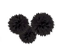 Amscan International 10119781 - Set di decorazioni soffici da appendere, 40,6 cm, colore: nero