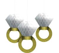 Amscan International 290047 appeso Honeycombhc Deco Hng anello