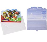 Amscan International - 8 biglietti d'invito per festa, piegati, motivo: Paw Patrol