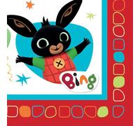 Amscan International Bing Bunny-Tovaglioli di carta, 16 pezzi, Multicolore, Taglia Unica, 9901517