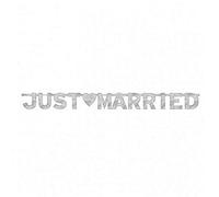 Amscan International - Striscione per Nozze con Motivo Just Married, Misura Grande