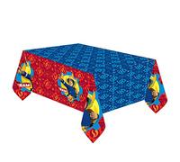 Amscan 9902178 - Fireman Sam Party Plastic Table Cover - 1.37 m x 2.6 m,Red