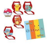 amscan Inviti e buste per feste di compleanno per bambini Pokémon 9917116, confezione da 8