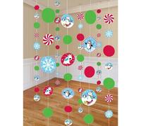 Amscan Joyful Pupazzo di Neve Natale Decorazione da Appendere Misura (SG24980)