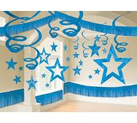 amscan - Kit Decorativo per stanze, Dimensioni Maxi, Colore: Blu
