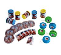 amscan Tales of Ladybug & Cat Noir Articolo con Licenza Set Regalo per Feste Miraculous, Colore Tipo: Tinta Unita, Taglia Unica, 9902882