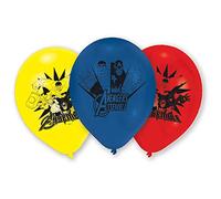 Amscan Palloncini Avengers 23 cm 6 pezzi Giallo/Blu/Rosso