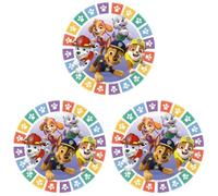 amscan Paw Patrol 8 piatti colorati (Confezione da 3)