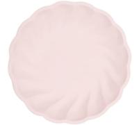 Amscan- Piastra Rotonda, Colore Rosa, Diamètre 22,9 cm, 9918249