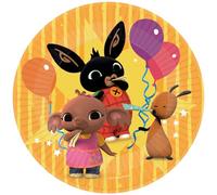Amscan Piatti di carta con licenza ufficiale Bing – 23 cm – confezione da 8