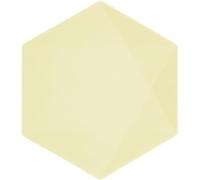 Amscan - Piatti Vert Decor, 6 pezzi, 26,1 x 22,6 cm, stoviglie per feste in materie prime rinnovabili rapidamente, per compleanni, grigliate, anniversari e molto altro ancora.