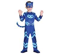 Amscan- PJMASQUES Costume Pj Mask Cat Boy (5-6 Anni), Multicolore, 5, 7AM9902953