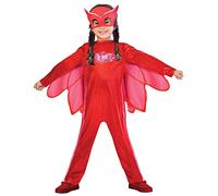 Amscan- PJMASQUES Masks Costume Pj Mask Owlette (3-4 Anni), Multicolore, 3, 7AM9902948