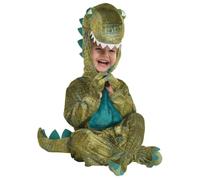 amscan (PKT) (9904765) Costume da dinosauro ruggito bambino (6-12 m)