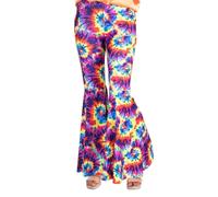 amscan (PKT) (9907385) - Flares arcobaleno Tie Dye da donna, taglia 42-46