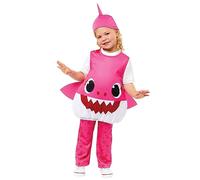 amscan (PKT 9913327 - Costume da mummia rosa da squalo per bambine (3-4 anni)