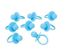 amscan Plastica 3,5 cm x 6 cm Fascini Ciuccio per Baby Shower, Blu
