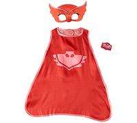 amscan - Set di Mantello e Mascherina di Gufetta, Colore Rosso, 9903735