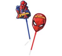 amscan-Spider Man Penne-8 cm-11 cm x 29 cm | Multicolore | 8 Pz. Penna, 3902387