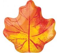 Amscan Standard Shape Fall Maple Leaf Palloncino S50 in pellicola, 40 cm x 53 cm