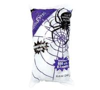 Amscan Stretchable Polyester Spider Web Halloween Trick or Treat Big Pack Party Decoration (1 Piece) 240g White
