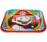 Amscan-Super Mario Piatto 23 cm Supermario, Multicolore, 7AM9901535
