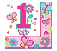 Amscan Sweet Birthday - Decorazioni a Stelle filanti da Appendere al soffitto, per Compleanno Bambina