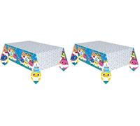 amscan Tablecover Baby Shark Paper (Confezione da 2)