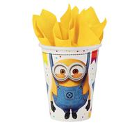 amscan- Tazza Despicable Me, Colore Bianco, 8 Stück (1er Pack), 9907315
