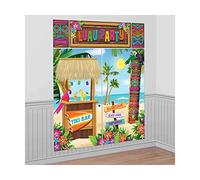 Amscan Tiki - Decorazioni da Parete, Tiki Bar e Spiaggia caraibica