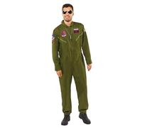amscan Top Gun Maverick 9913296 - Costume da uomo, multicolore