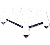 amscan Tovaglia in carta per feste di compleanno e feste a tema, dimensioni: 120 x 180 cm, decorazione astronauta, spazio per bambini, feste di compleanno