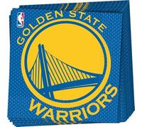 amscan Tovaglioli Golden State NBA Basket Confezione da 16