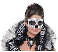 amscan Unisex Halloween Skull Mask, 1 Pc. (pack of 1)