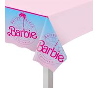 Amscan Vibrant Multicolor Plastic Malibu Barbie Table Cover - 54" x 96" (1 Pc.) - Durable & Stylish Design Kids' Party