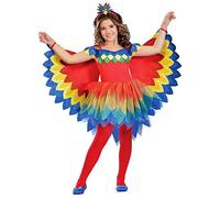 amscan Wicked Costumes 9903518 - Costume da fata da pappagallo, per bambine 5-6 anni