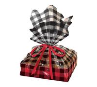 AmscanPlaid Cellophane Vacanza Borse da Festa Set Misura Confezione 6 (SG31553)