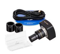 AmScope 10MP USB2 High-Speed Colore CMOS C-Mount Microscopio Fotocamera + Lente
