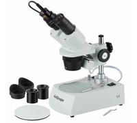 AmScope 10X-20X-30X-60X Stereo Microscopio Doppio Luci + 1.3MP USB Fotocamera