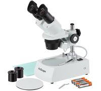 AmScope 10X-60X LED Cordless Portatile Stereo Microscopio + Ricaricabile