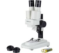 AmScope - 20X Stereo Microscope, Binocular, LED, Cordless, Portable - SE100-LED