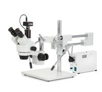 AmScope 3.5-90X Trinoculare Boom Stereo Zoom Microscope-Dual Luce LED + 5MP