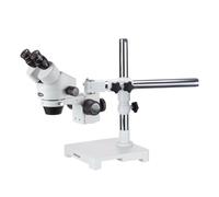 AmScope 3.5X-180X Binocolo Stereo Zoom Microscopio Su Singolo Braccio Boom Stand