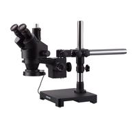 AmScope 3.5X-180X Trinoculare Boom Stereo Zoom Microscopio + Fluorescente