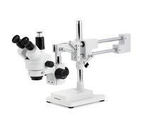 AmScope 3.5X-180X Trinoculare Stereo Zoom Microscopio + Doppio Braccio Boom Base
